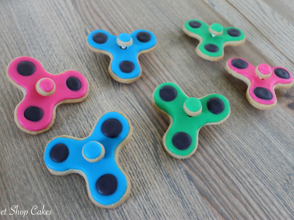 Fidget Spinner Cookies