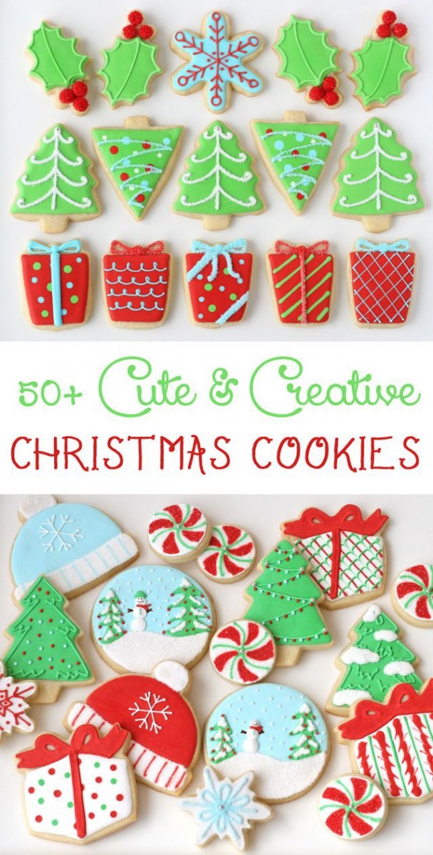 Decorated Christmas Cookies