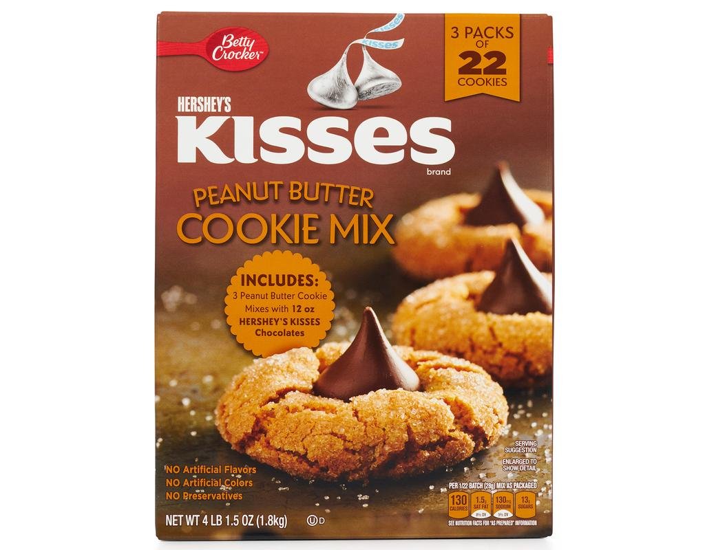 Hershey's Kisses Peanut Butter Cookie Mix 65 5 Oz