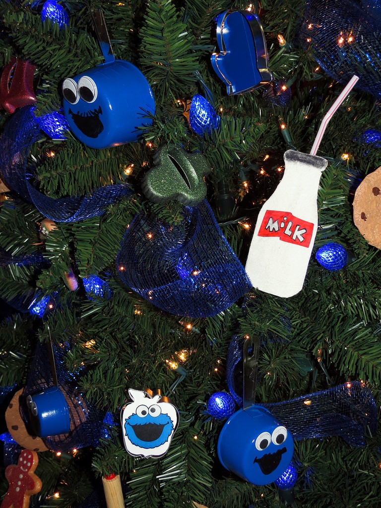 Cookie Monster Christmas Tree
