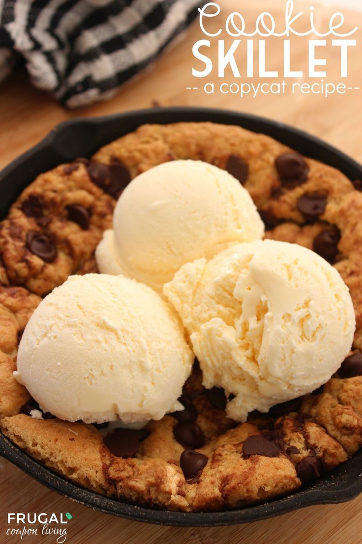 Copycat Chili's Cookie Skillet
