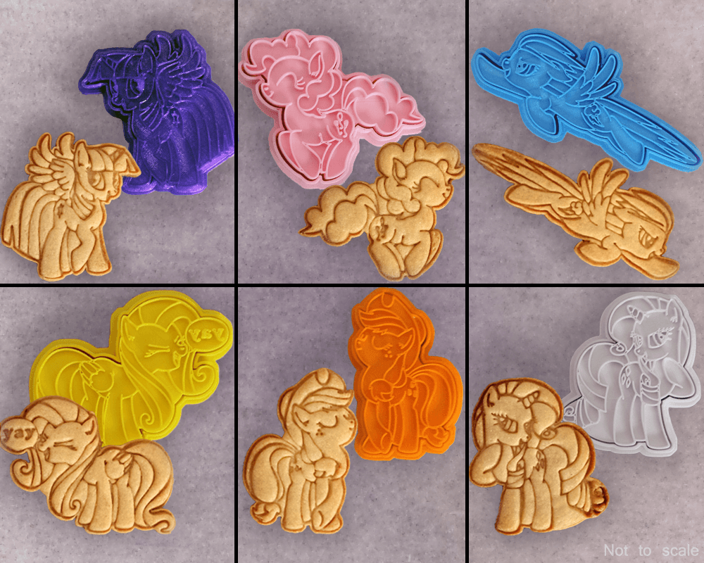 Mlp Fim Cookie Cutter Set By Crimson