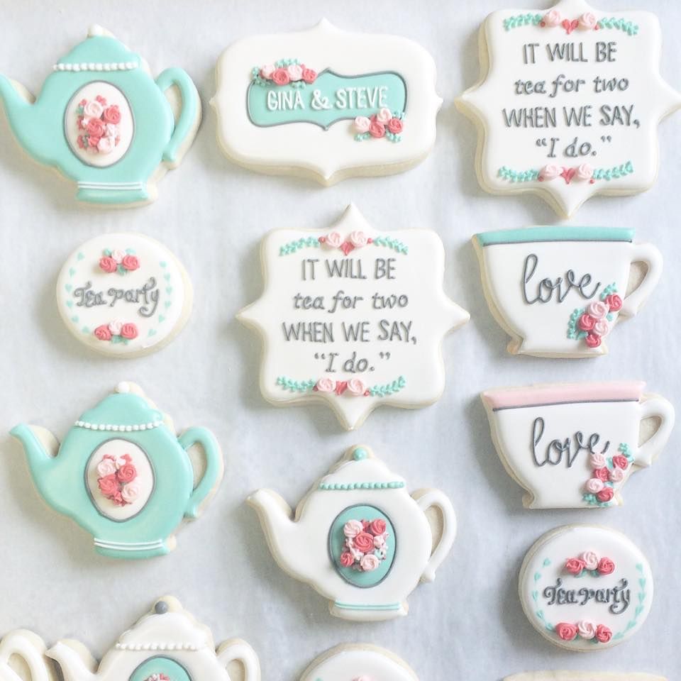 Bridal Tea Party Cookies