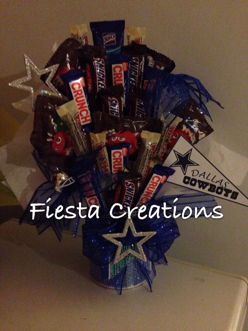 Dallas Cowboys Inspired Candy Bouquet  Make By Me