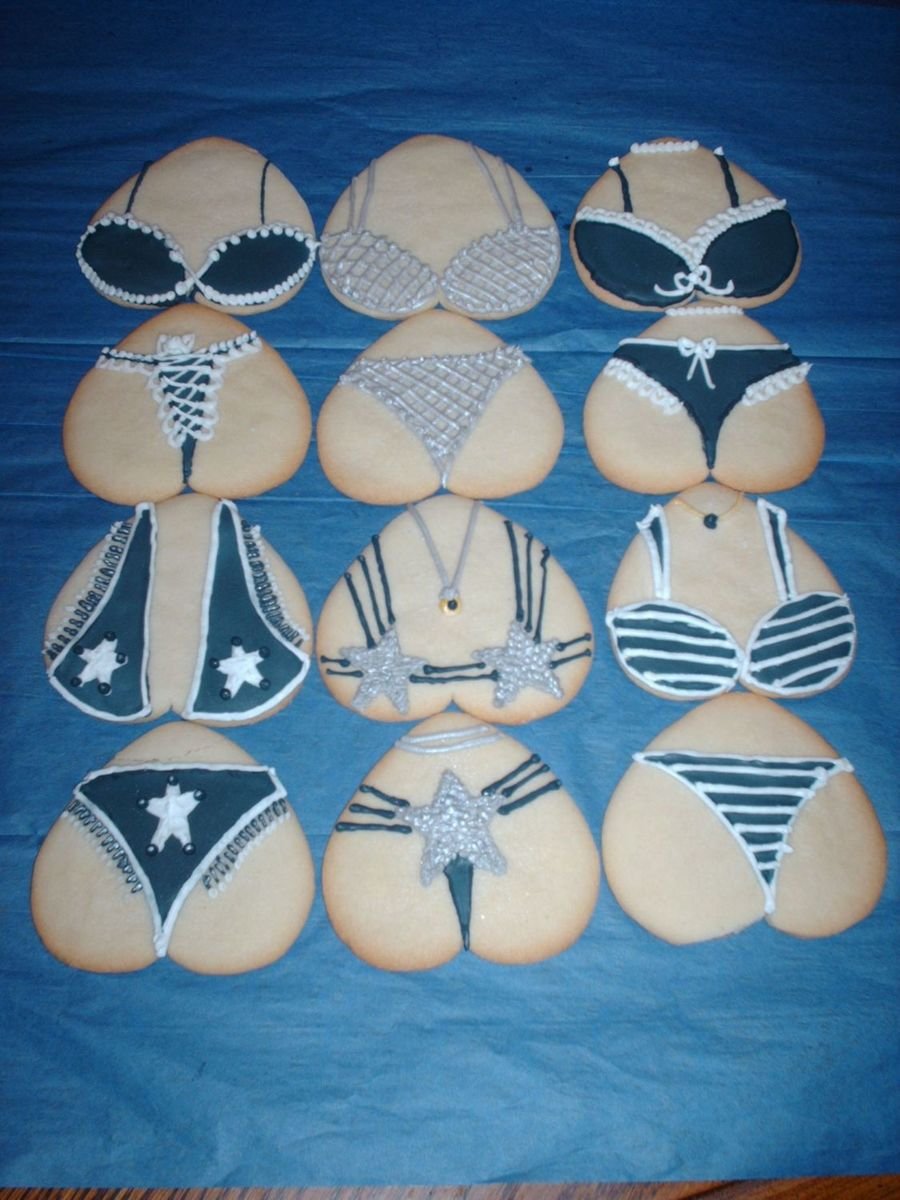 Dallas Cowboys Bra Thong Cookies