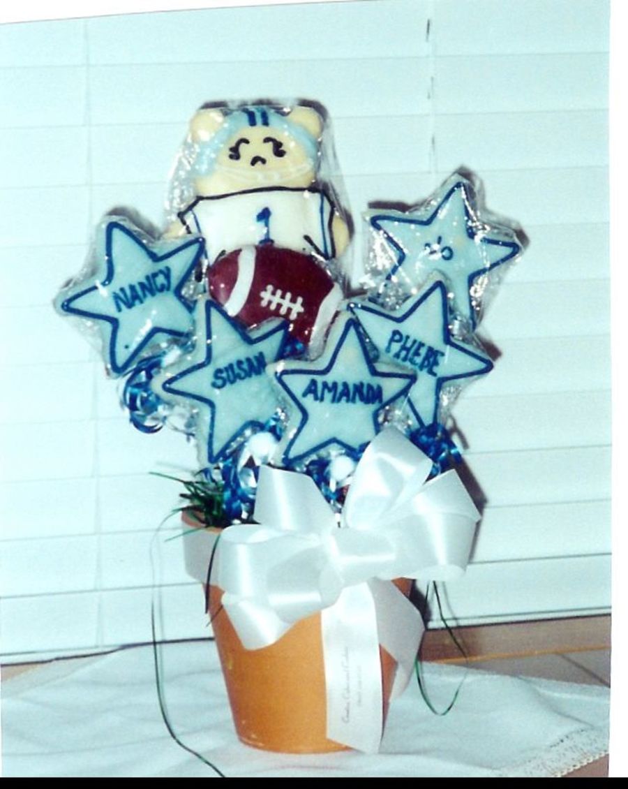 Dallas Cowboys Cookie Bouquet