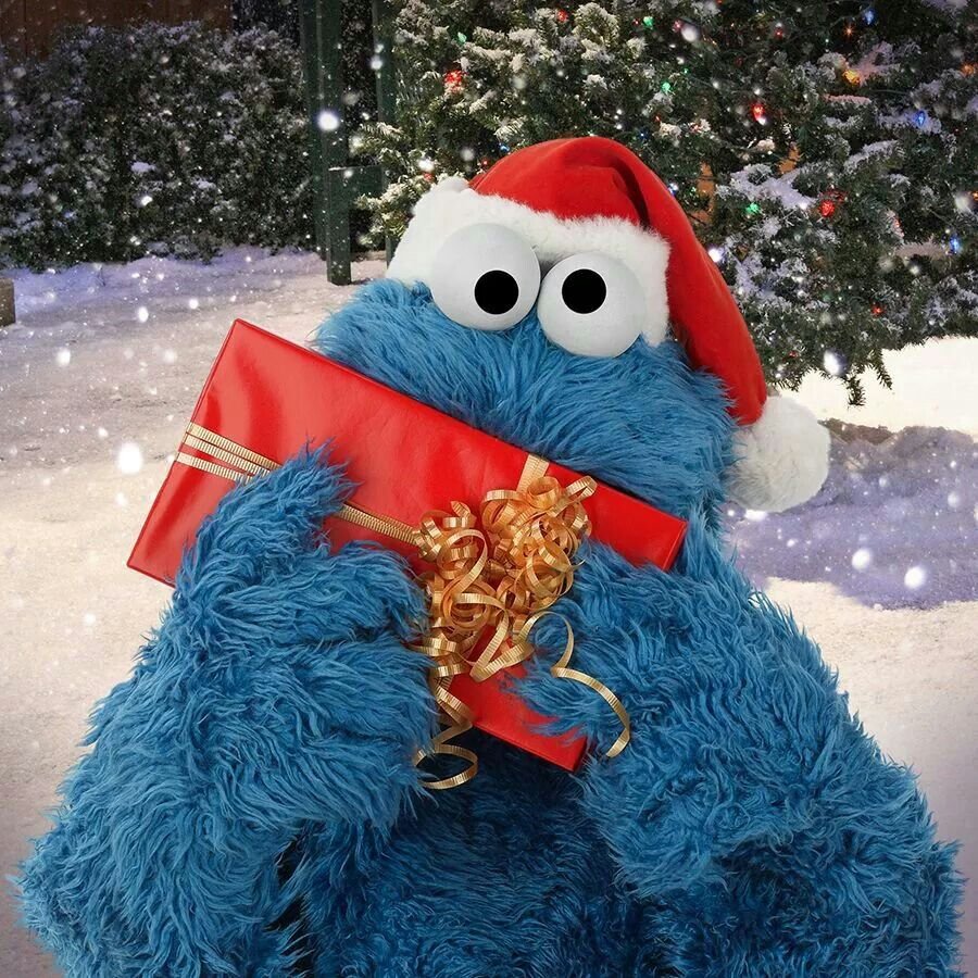 Merry Christmas! Love, Cookie Monster