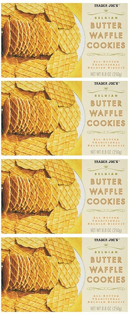 Amazon Com  Trader Joe's Belgian Butter Waffle Cookies (4 Pack)