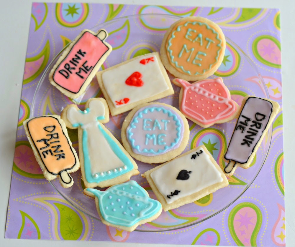 Alice In Wonderland Sugar Cookies  Sundaysupper