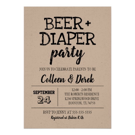 Beer Diaper Party Invitation Rbffadafaceecde Zknj Perfect Diaper