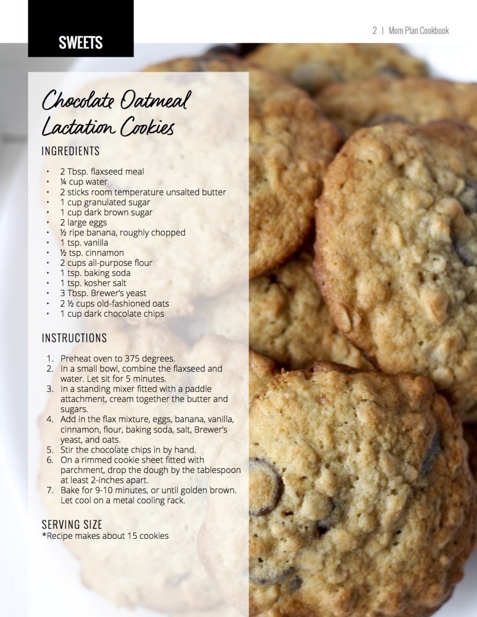 Oatmeal Lactation Cookies