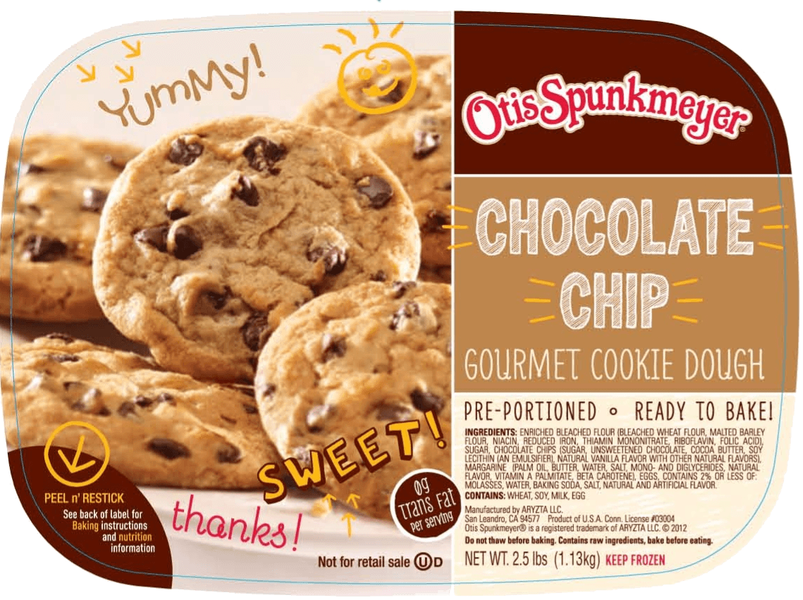 Otis Spunkmeyer Chocolate Chip Cookie Dough