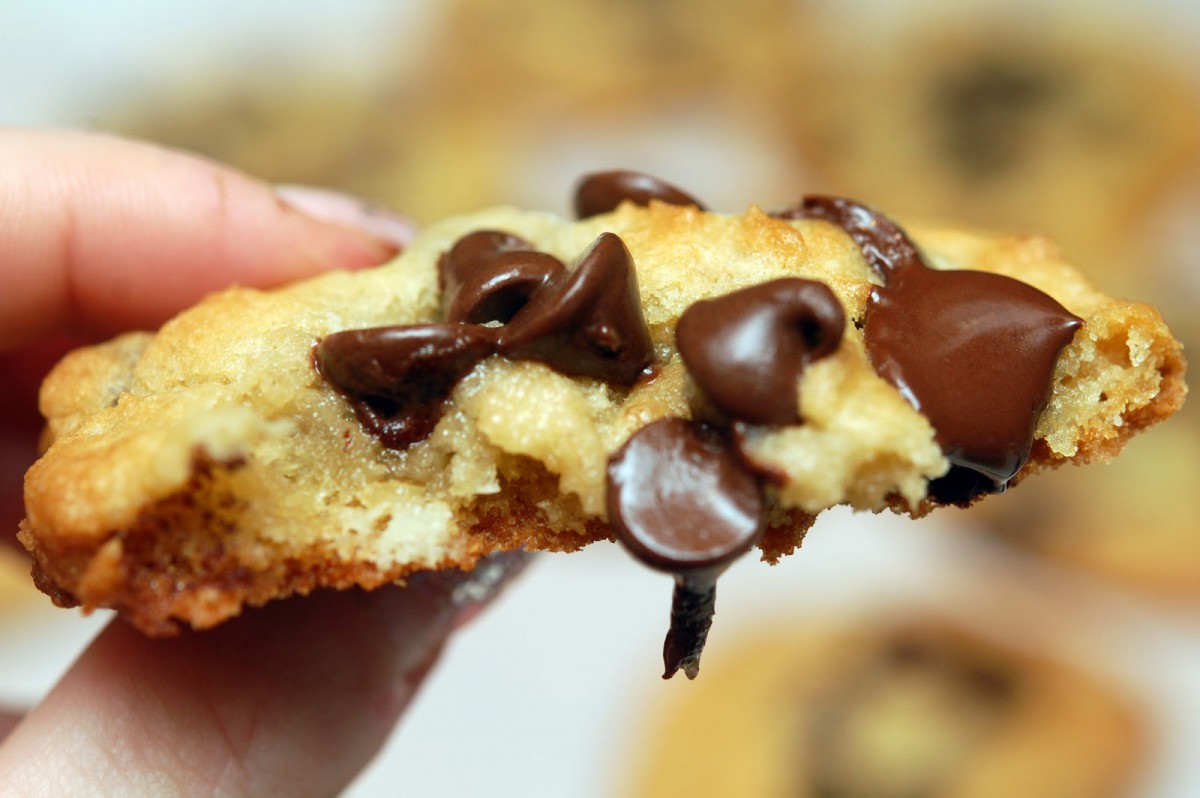 Almond Paste Chocolate Chip Cookies!
