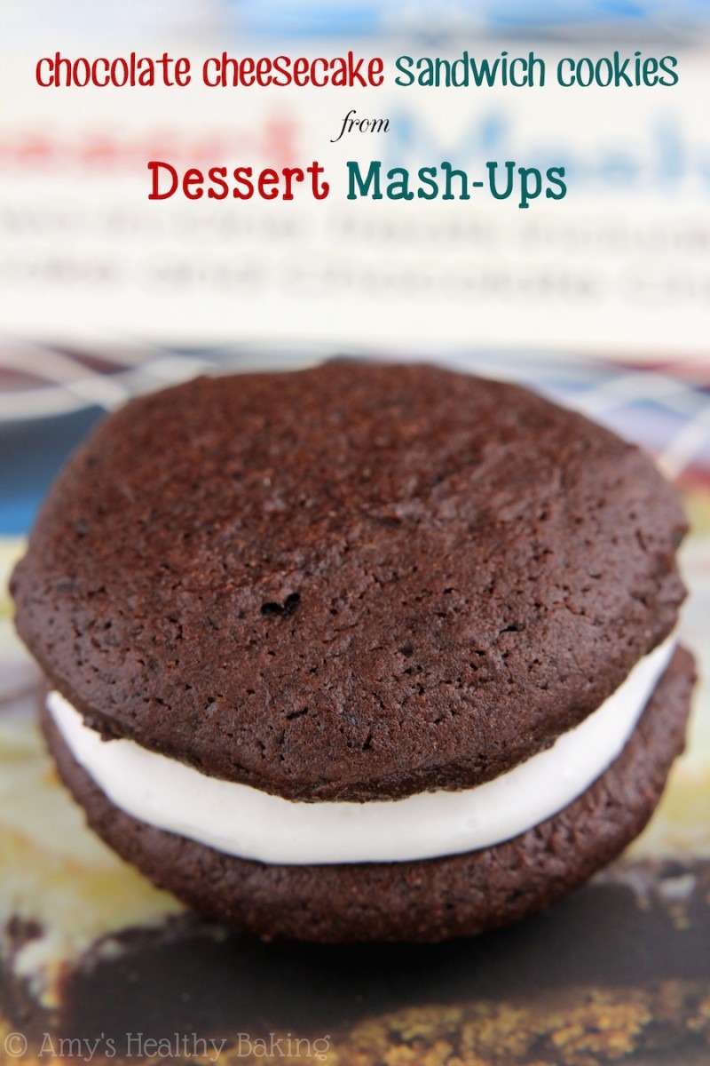 Chocolate Cheesecake Sandwich Cookies