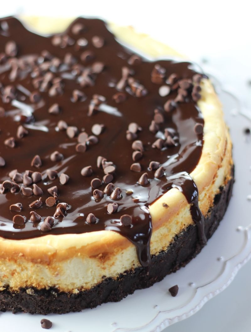 Chocolate Chip Cookie Dough Cheesecake