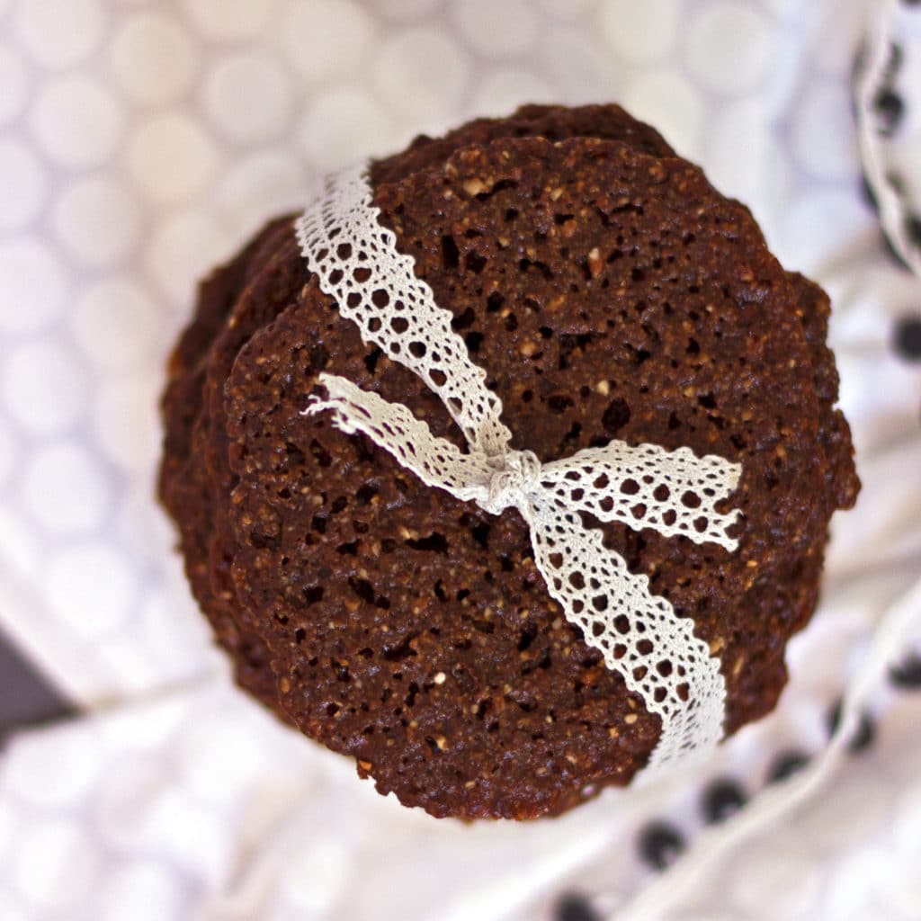Chocolate Lace Cookies {grain Free, Gluten Free, Paleo}