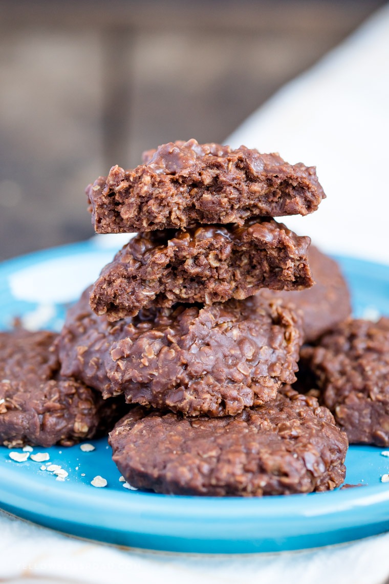 Chocolate No Bake Cookies With Peanut Butter
