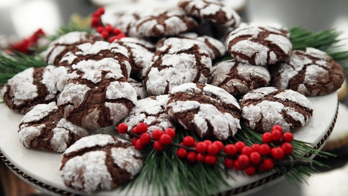 Recipe  Spiced Chocolate Crinkle Cookies