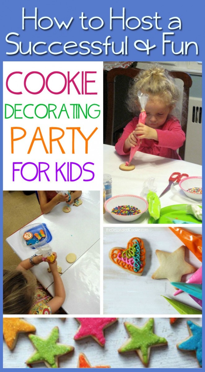 How To  Cookie Decorating Party For Kids