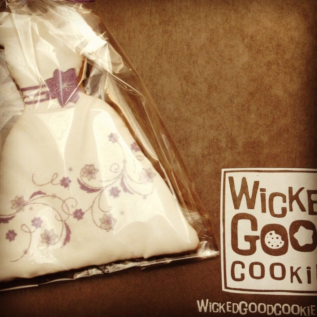 Wedding Cookies Favors From Wicked Good Cookies