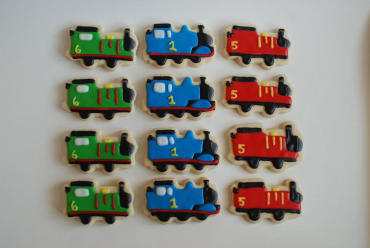 Allison's Cookies     Thomas The Train Cookies (and Percy And