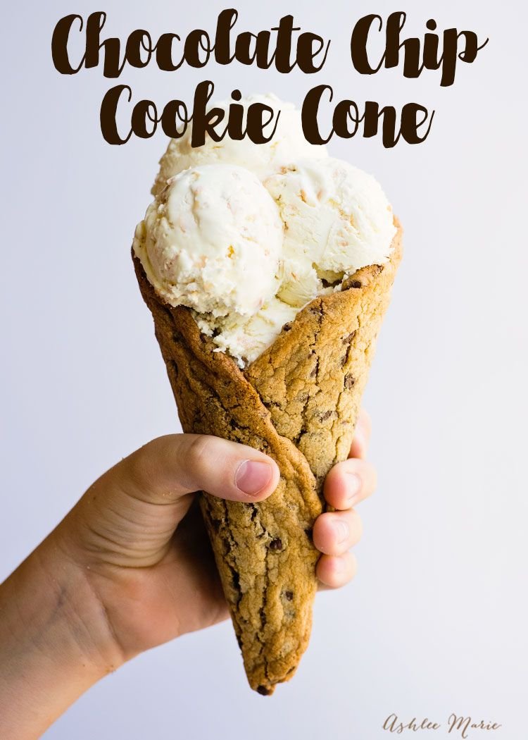 Wanna Make Ice Cream Even Better  With A Chocolate Chip Cookie