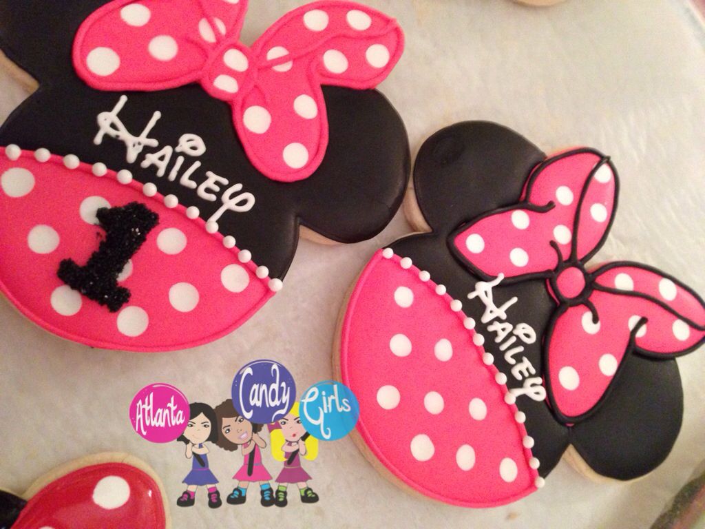 Minnie Mouse Sugar Cookies