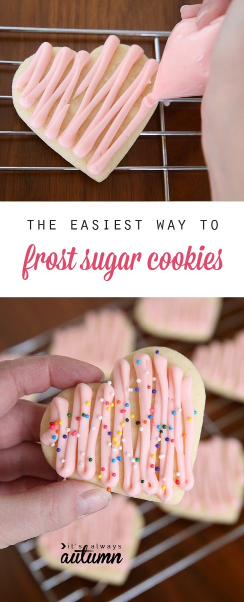 The Easiest Way To Frost Sugar Cookies