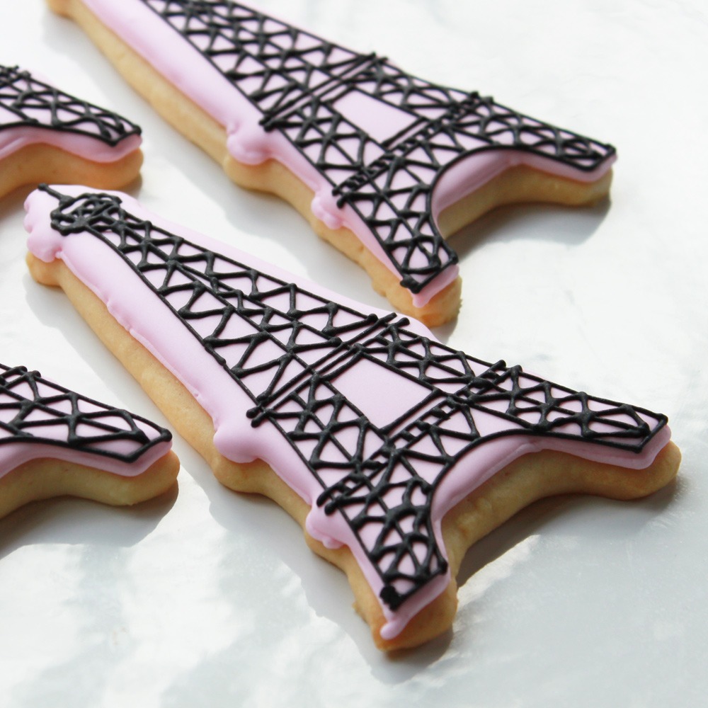 Whipped Bakeshop Philadelphia  Eiffel Tower Cookie Favors