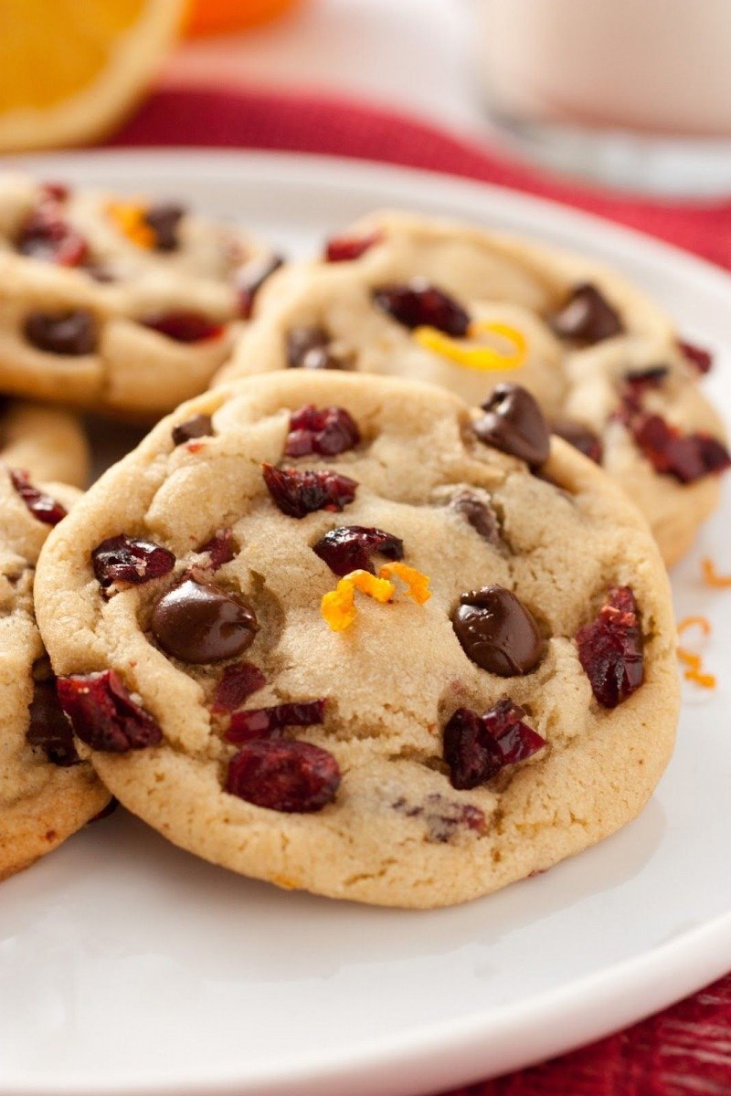 Cooking Classy  Orange Cranberry Chocolate Chip Cookies