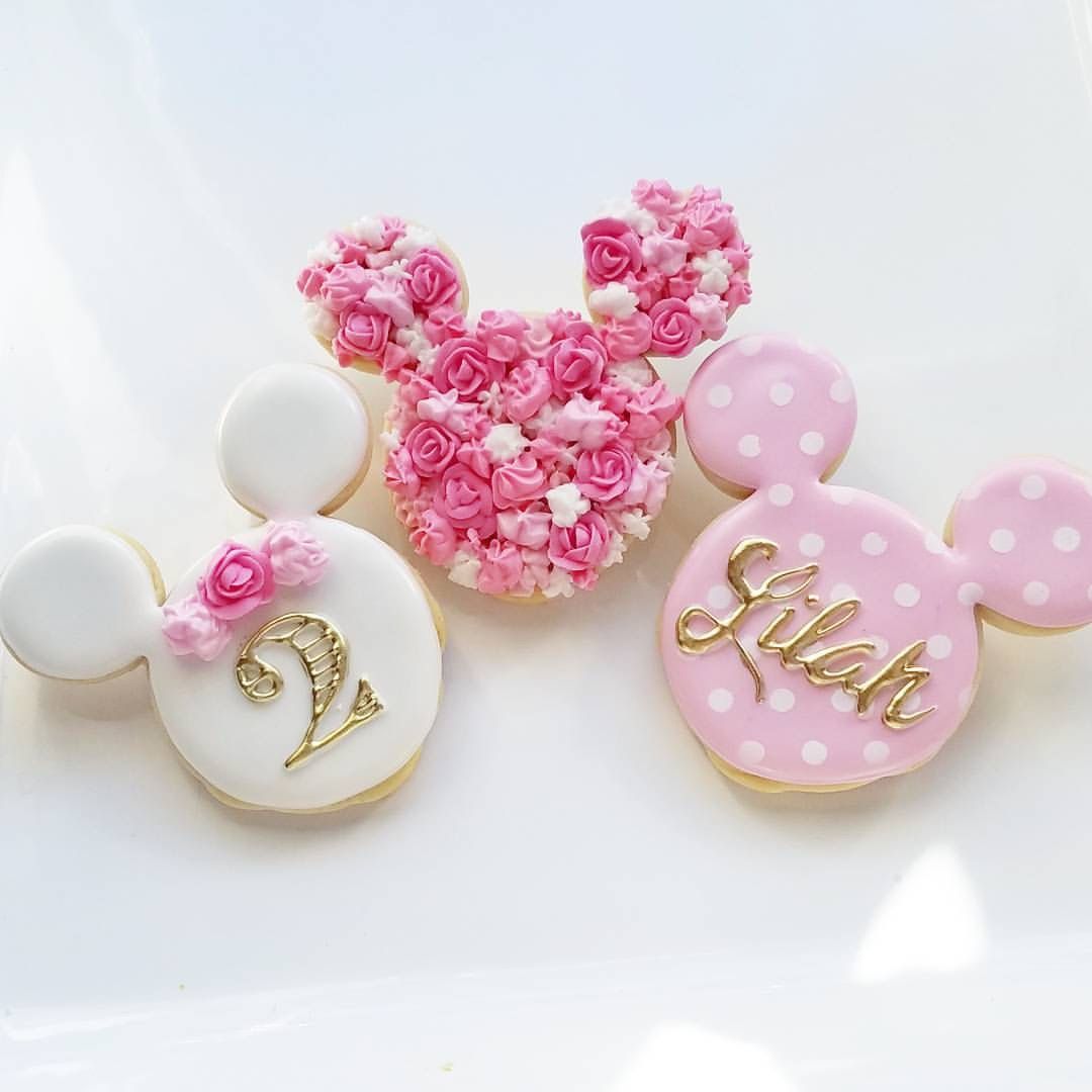 Minnie Mouse Cookies At Custom Cookies By Jill