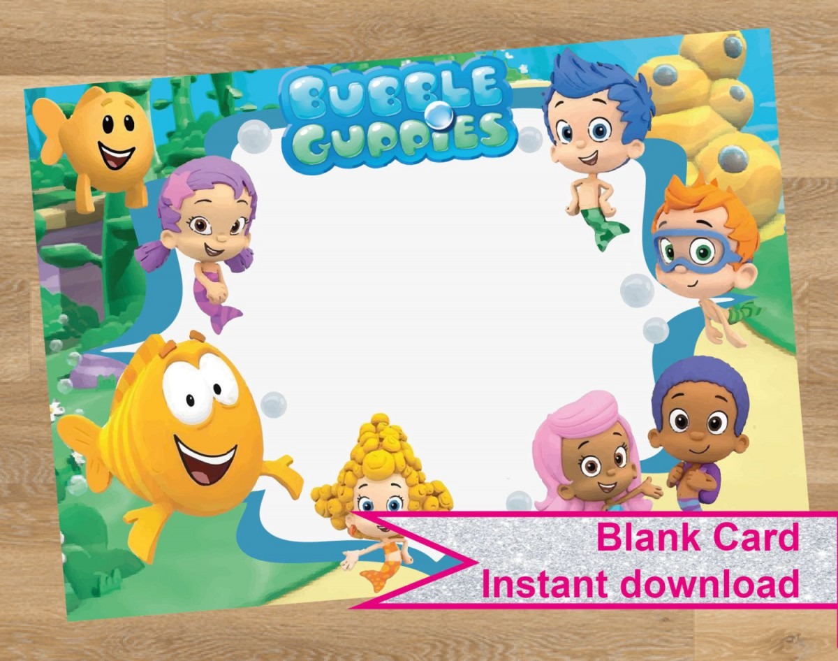Fdeecbfaaccacccf Cute Bubble Guppies Party Invitations