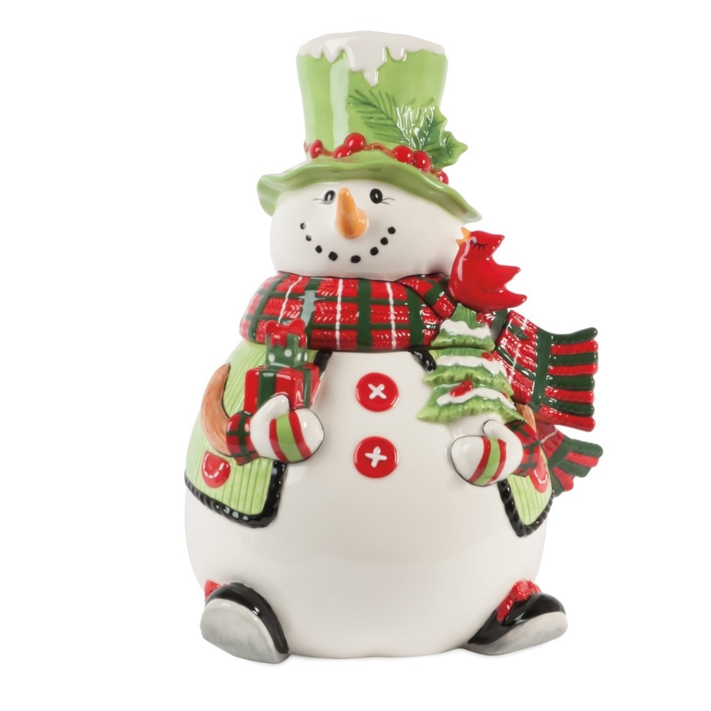 Fitz And Floyd Snowman Cookie Jar
