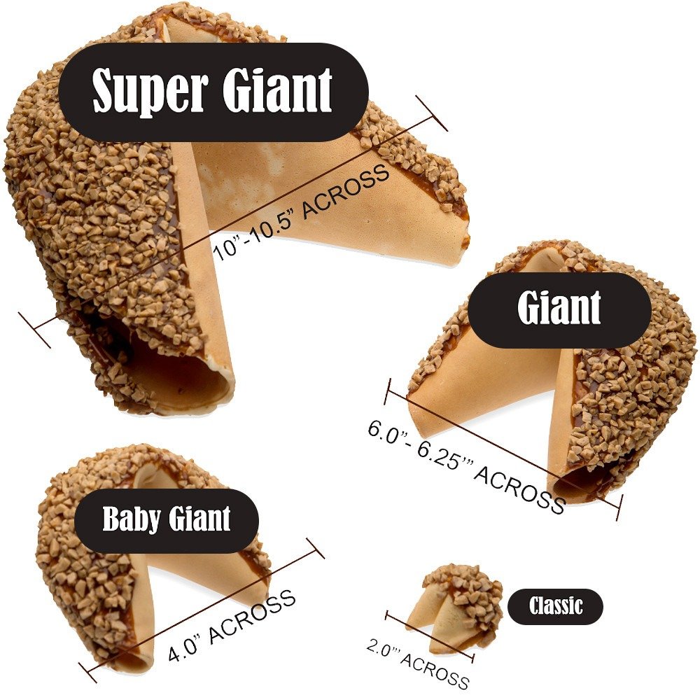 Pecan Lover's Super Giant Fortune Cookie