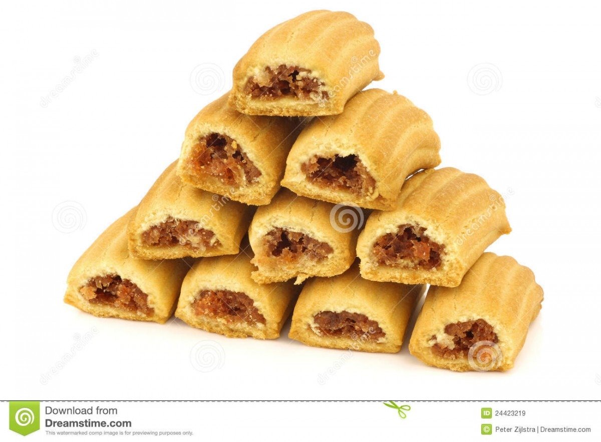 Freshly Baked Russian Cookies Filled With Fruit Stock Image