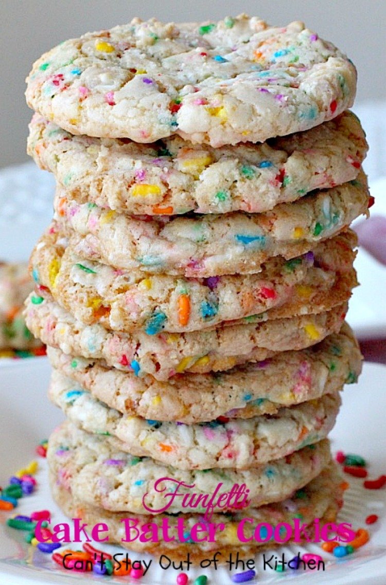 Funfetti Cake Batter Cookies