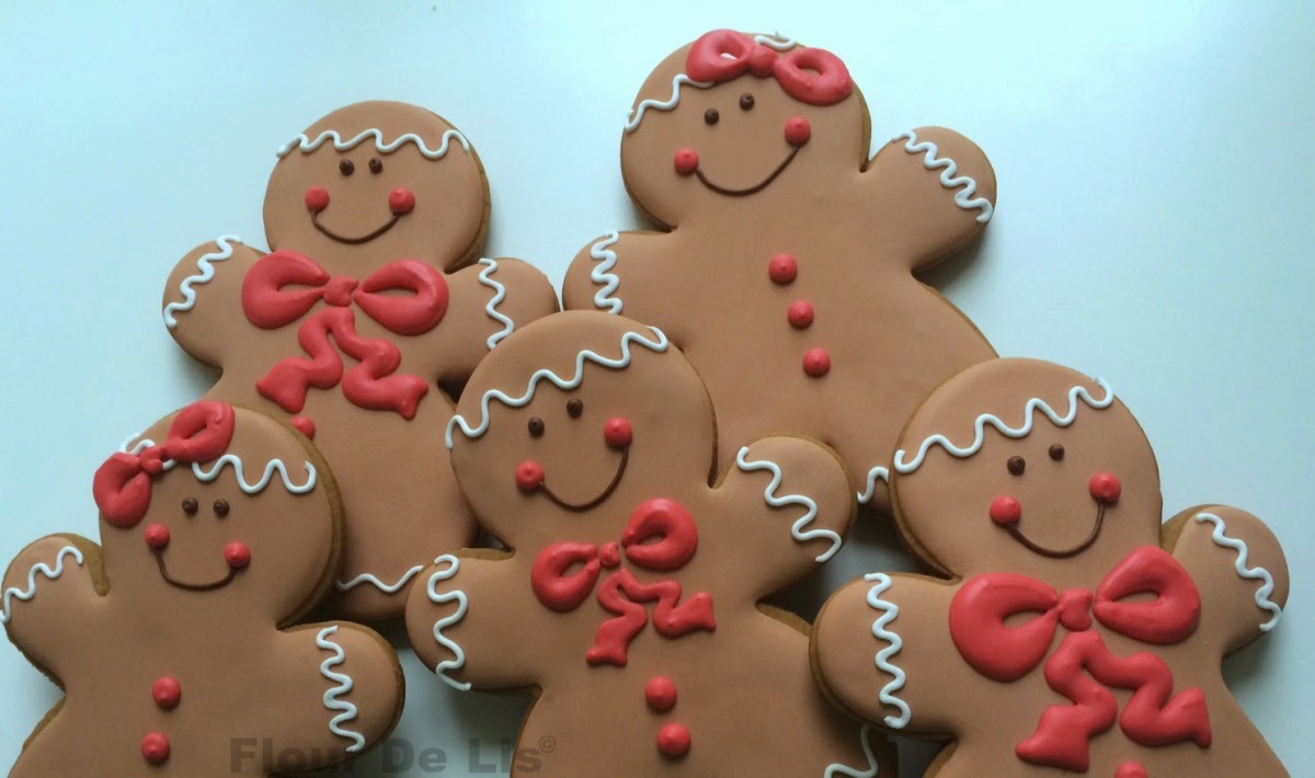 Flour De Lis  Gingerbread Latte Cutout Cookies