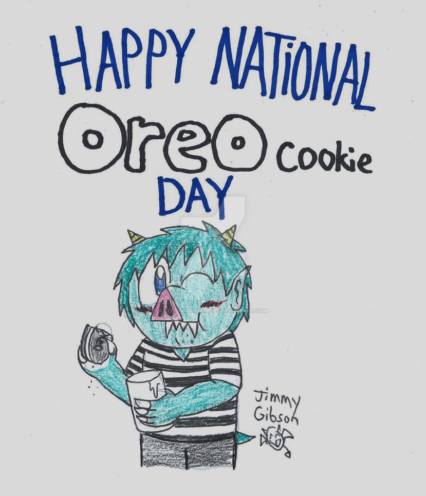 Happy National Oreo Cookie Day! By Celmationprince On Deviantart
