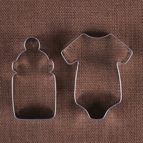 Baby Cookie Cutter Set Baby Bottle Cookie Cutter Baby Onesie