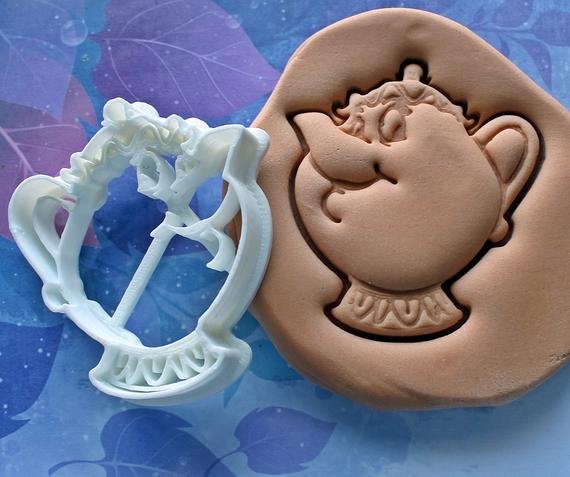 Beauty And The Beast Mrs  Potts Cookie Cutter Made From