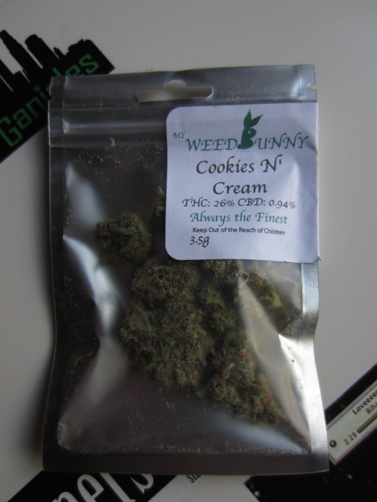 Strain Review  Cookies & Cream From My Weed Bunny