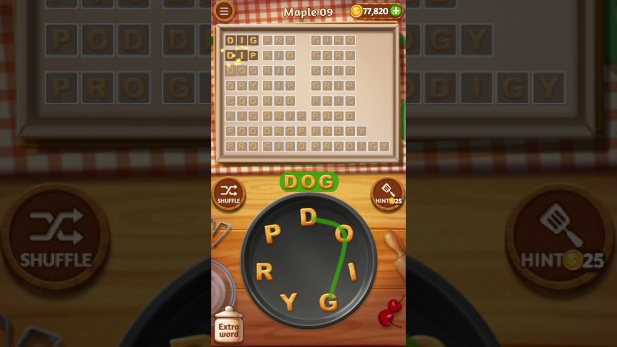 Word Cookies Maple Level 9 Top Chef Solved
