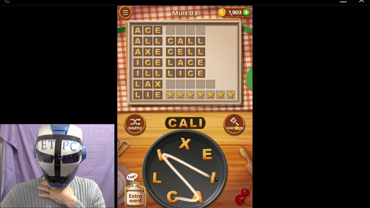 Word Cookies Mint 3 Solved