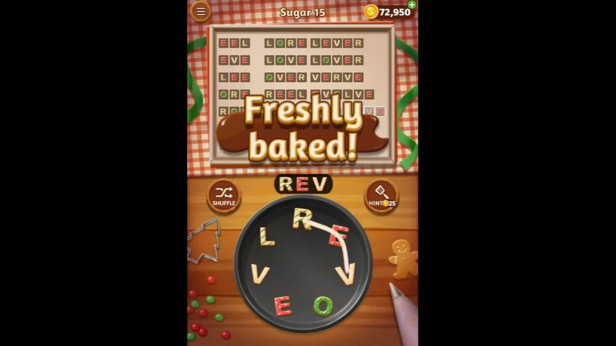 Word Cookies Sugar Pack Level 15 Answers