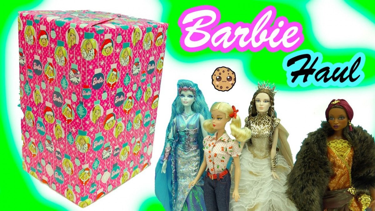 Giant Box Of Fantasy Gold Label Collector Barbie Dolls Haul Video
