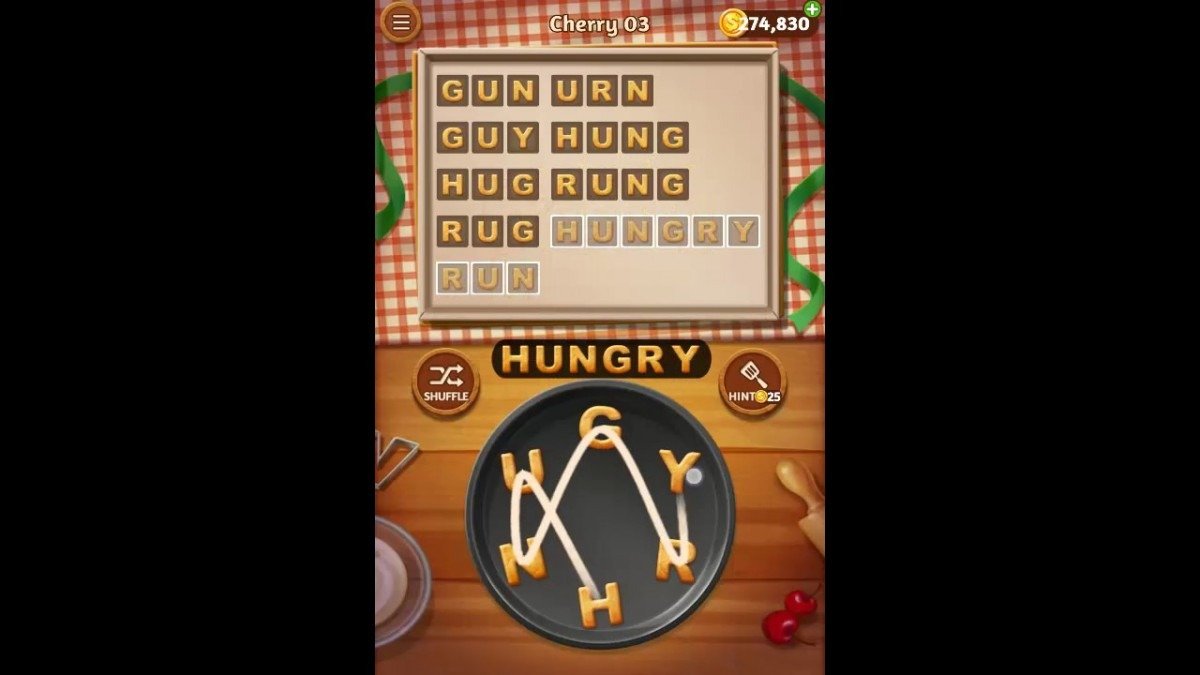 Word Cookies Cherry Pack Level 3 Answers