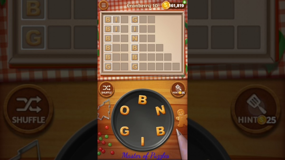 Word Cookies Cranberry Level 10 Celebrity Chef Solved