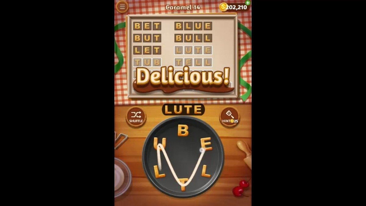 Word Cookies Caramel Pack Level 14 Answers