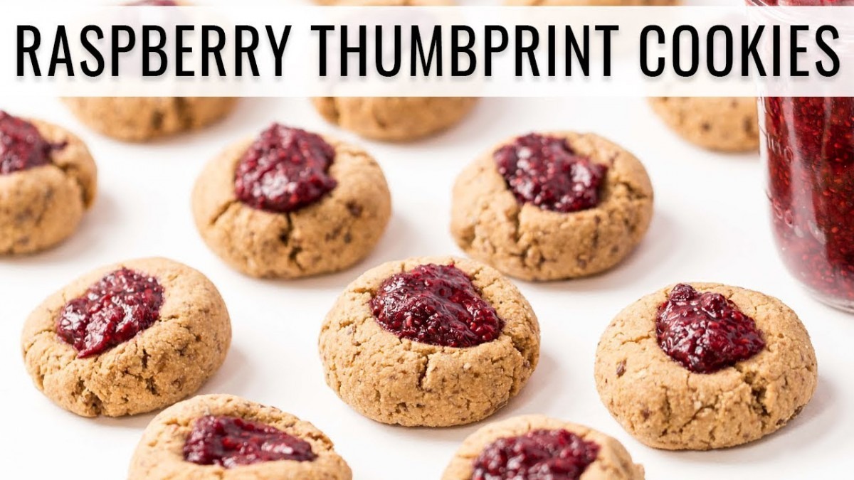 Raspberry Thumbprint Cookies