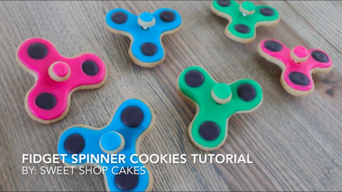 How To  Fidget Spinner Cookies Tutorial (yes They Spin!)